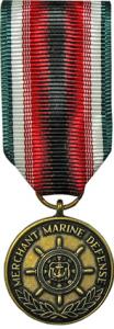 merchant marine defense mini medal